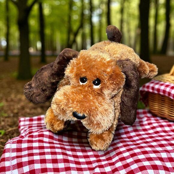 Ty Classic Memphis Hound Dog Plush 15" Stuffed Animal Floppy Ears Nursery Decor - Picture 12 of 12